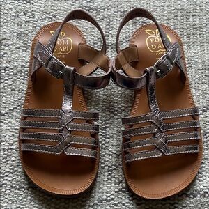 Pom D'Api Kids Metallic Sandals